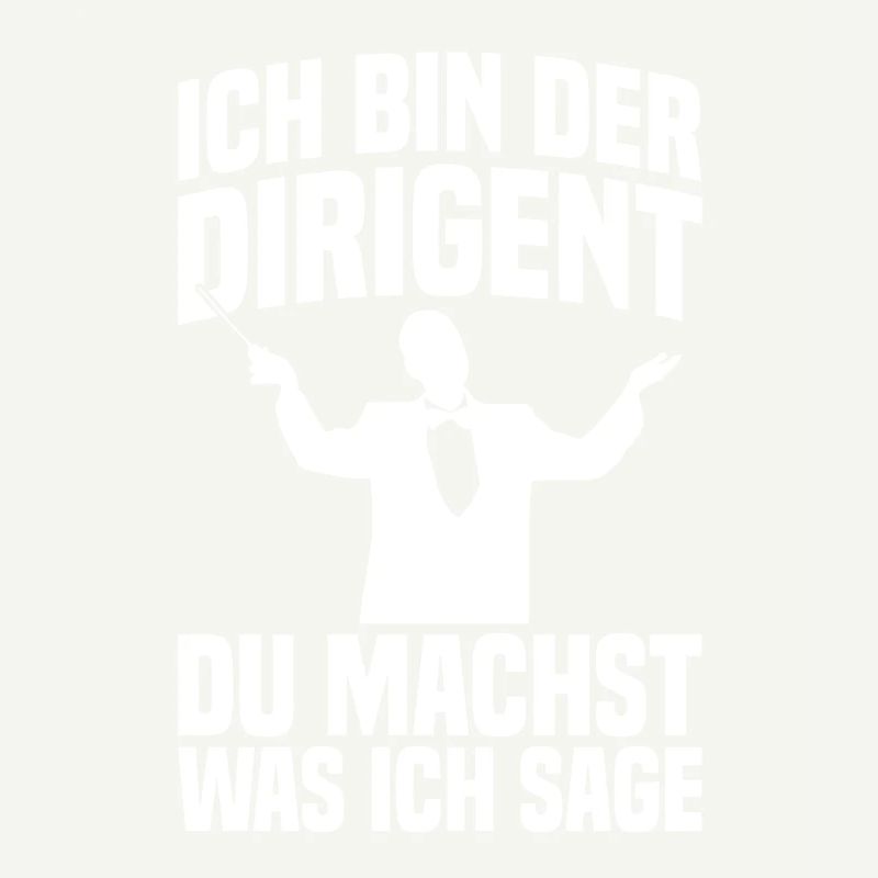Ich bin der Dirigent Chorleiter Dirigenten