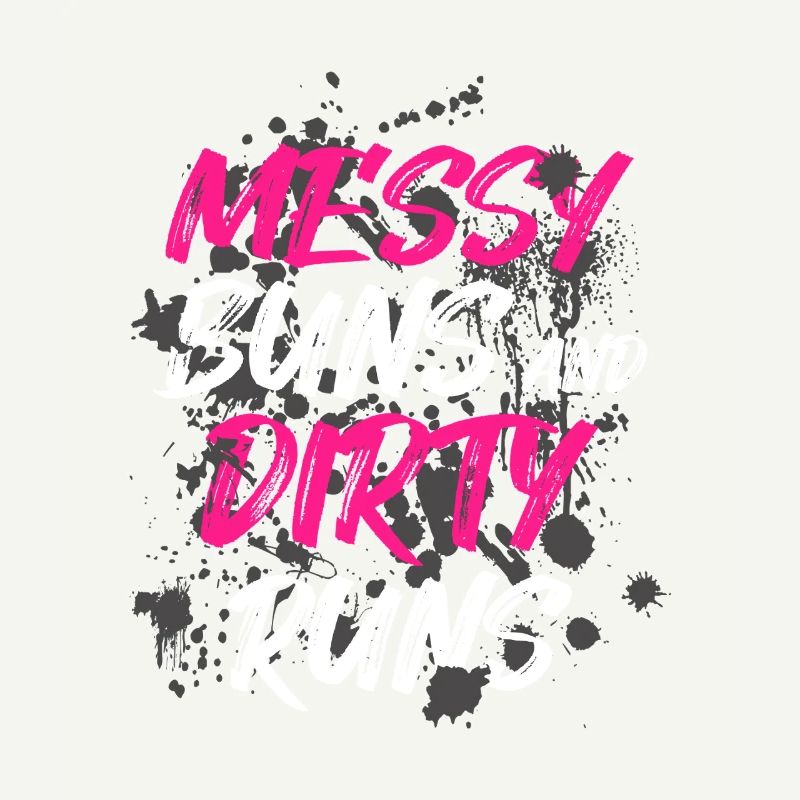 Messy buns Schlammlauf Mud Run Muddy Race