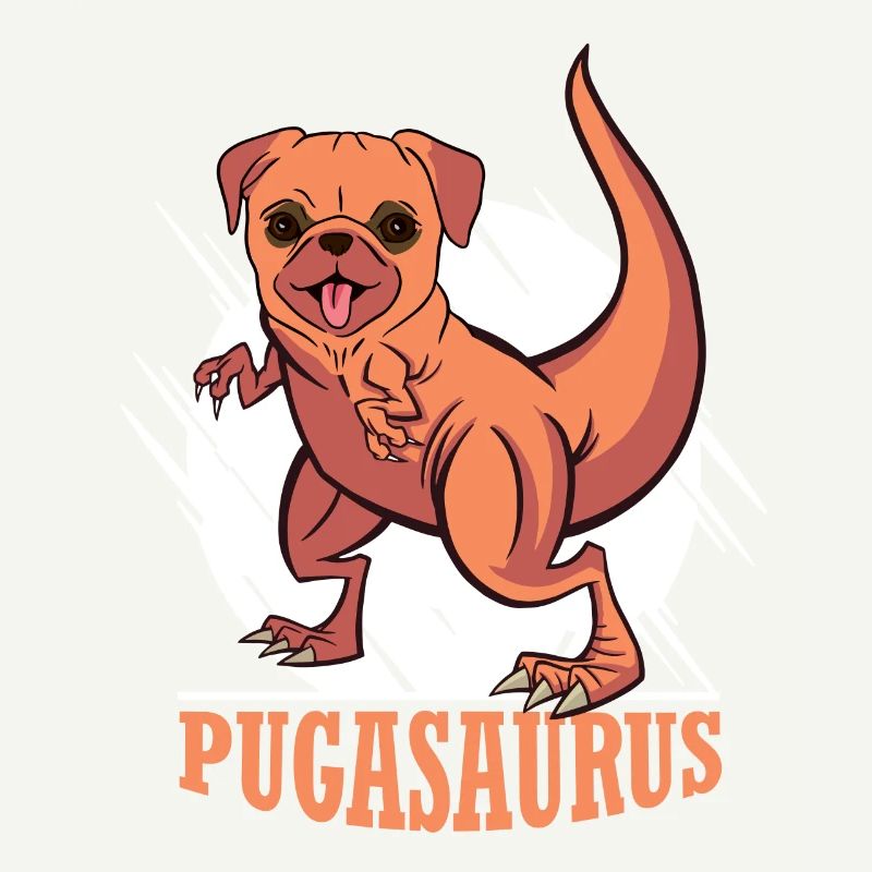 geschenkidee - pugasaurus