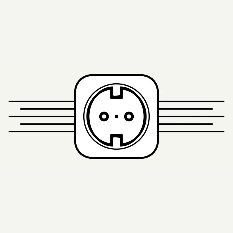 Steckdose Icon Strom