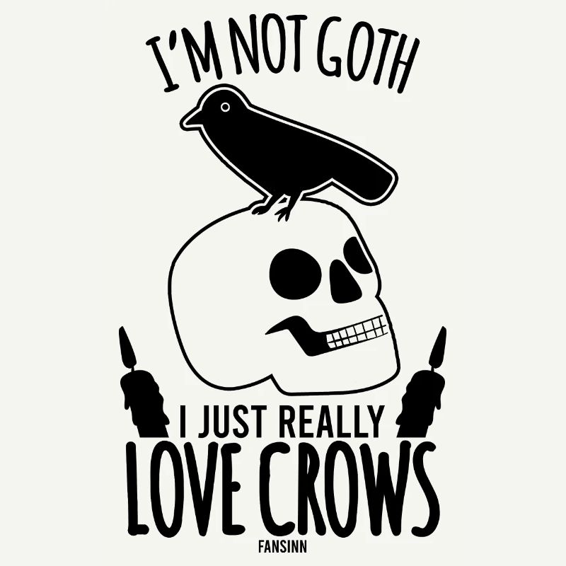 Superstition du corbeau gothique