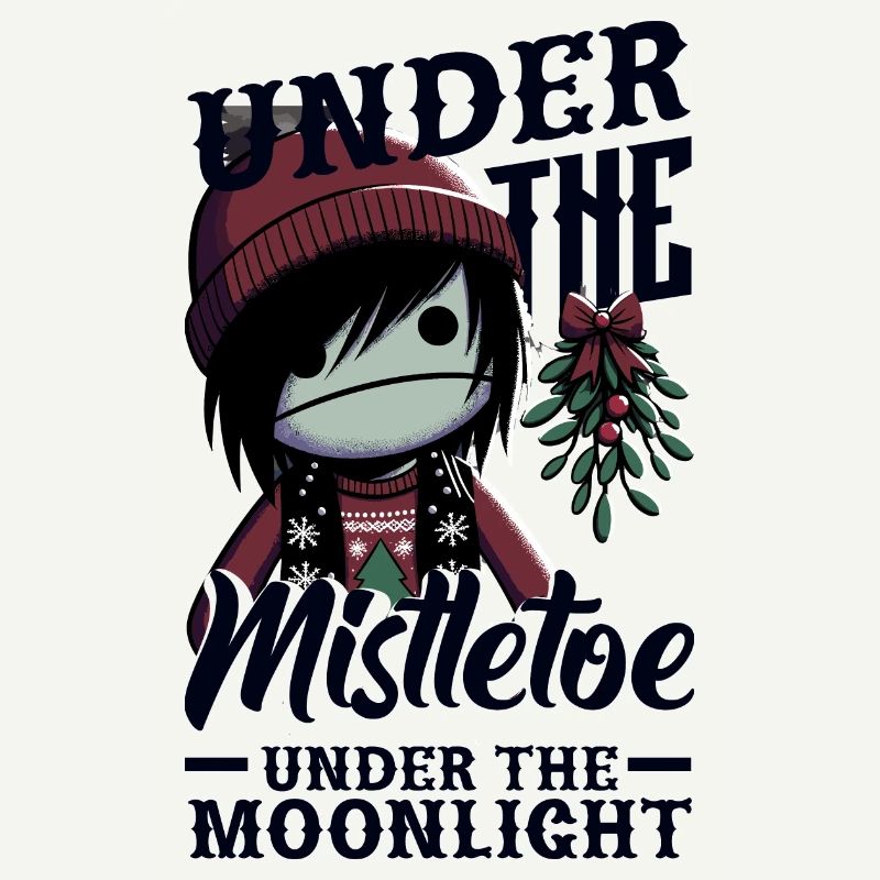 Under the Mistletoe Under the Moonlight Emocore