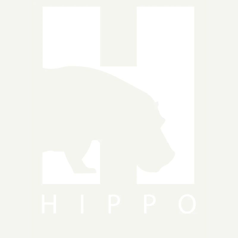 HIppo Silhouette Hippopotame
