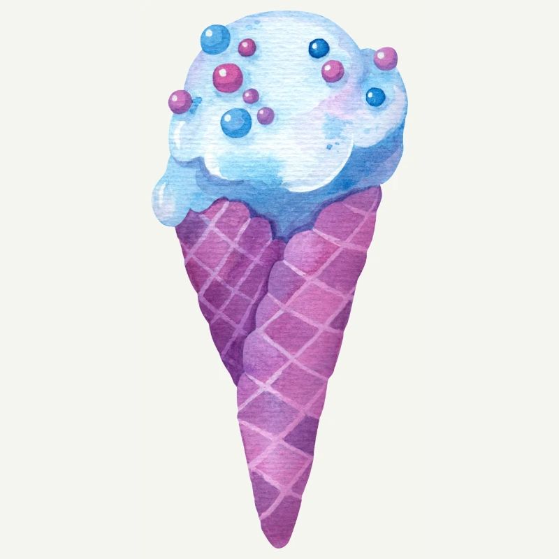 Cornet de crème glacée