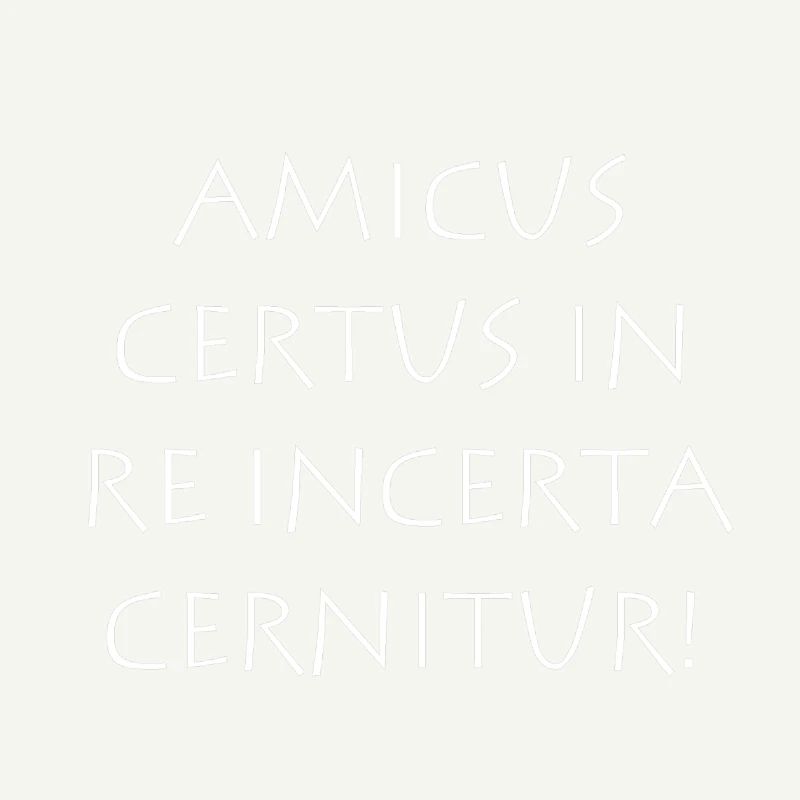 Amicus certus in re incerta cernitur