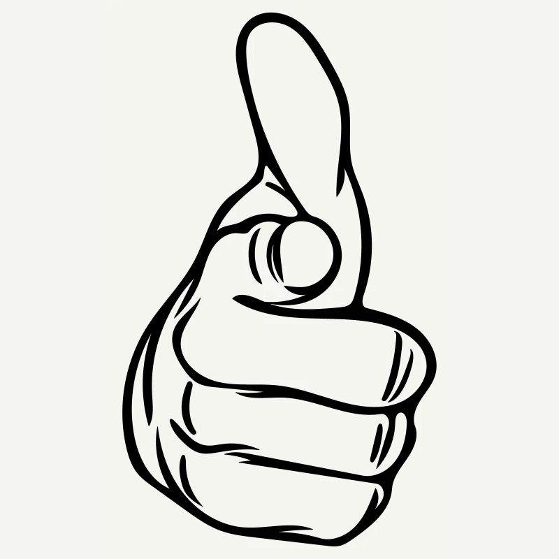 Vector Zeigefinger