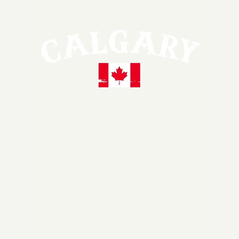 Calgary Vintage Canada Drapeau canadien
