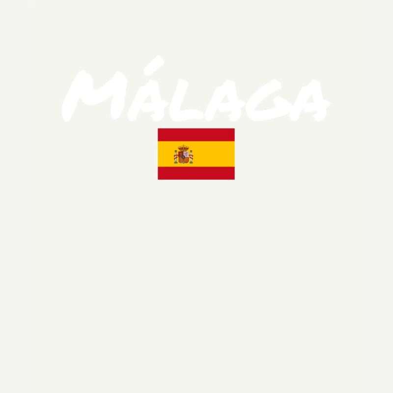 Malaga Spanien Spanische Flagge Spanier