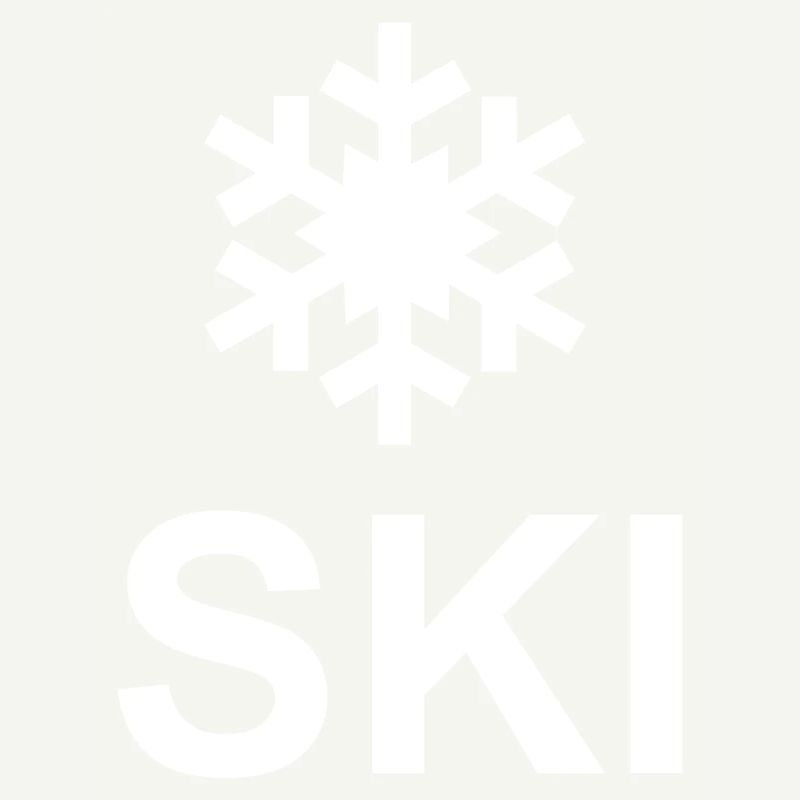 Flocon et ski