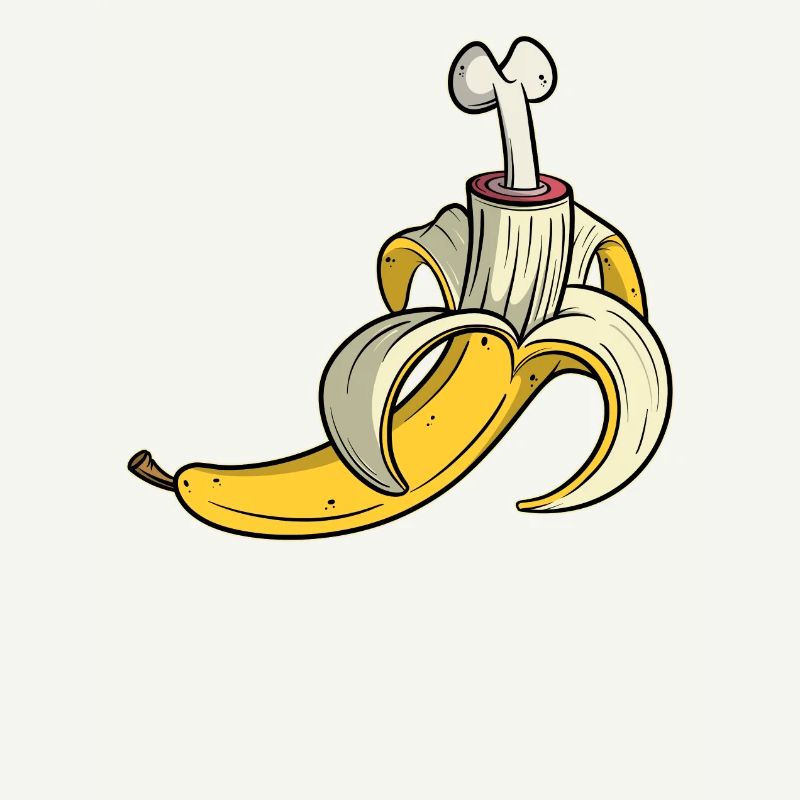 Banana with bone