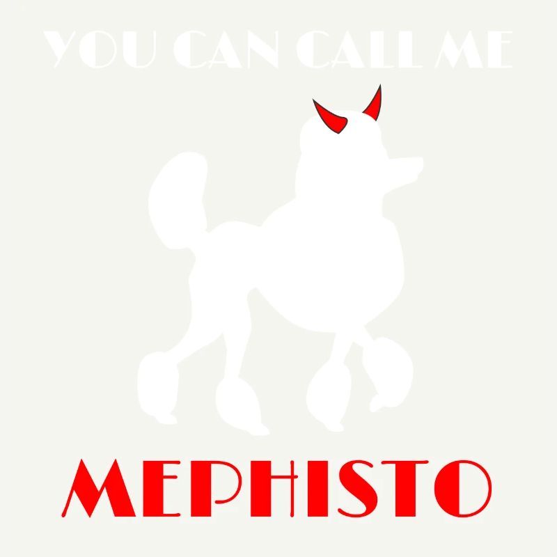 Pudel Mephisto Faust Goethe Spruch