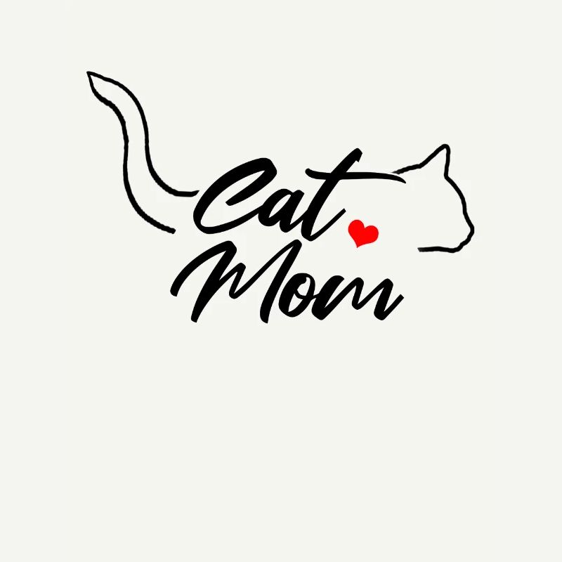 La mère chat minou chat