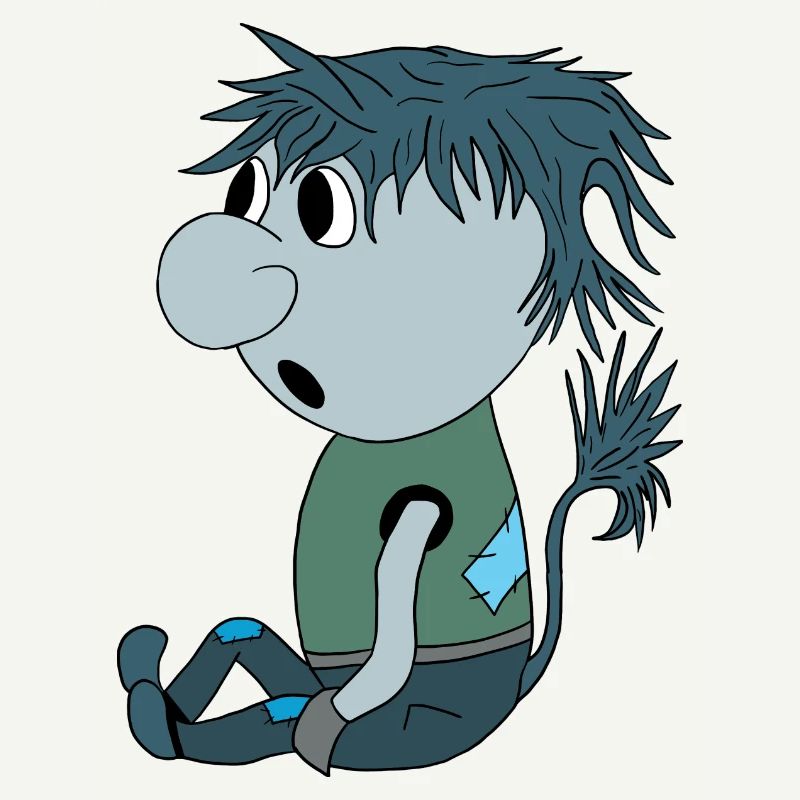Troll bleu