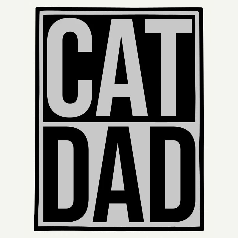 Shield Cat Dad Logo