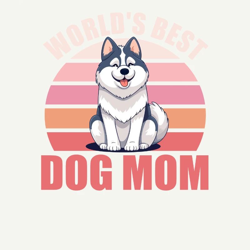 Weltbester Hunde Mama süßer Husky