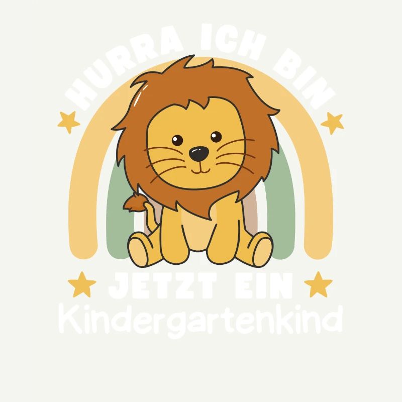 Hurra Ich Bin Jetzt Ein Kindergartenkind Löwe