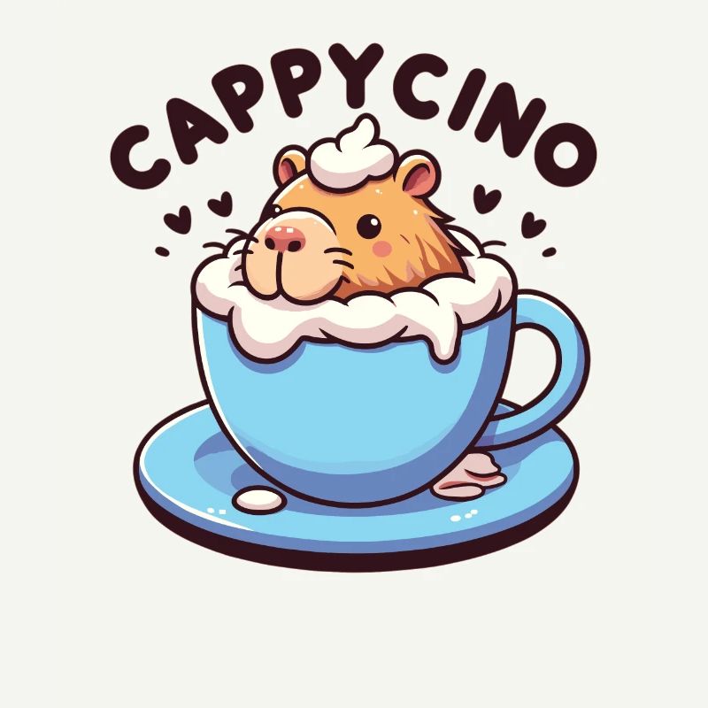 Cappyccino Capybara Café Cappuccino