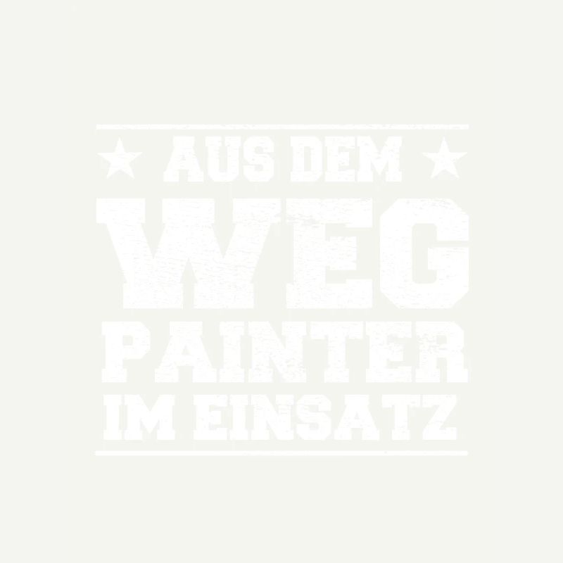 Aus dem Weg Painter im Einsatz Design