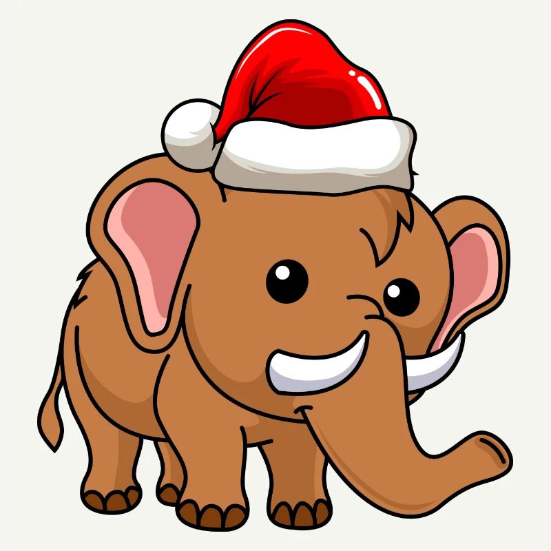 Mammut Comic Weihnachten