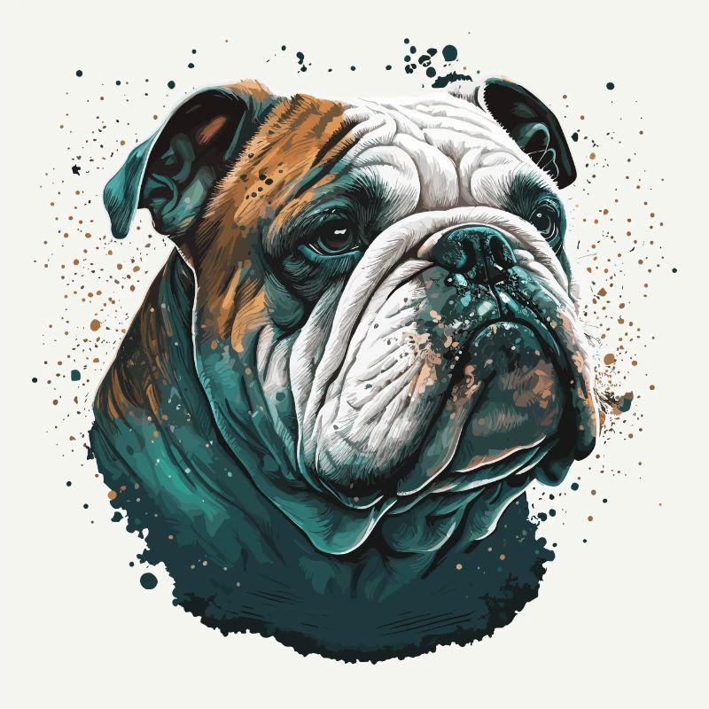 Expression de bouledogue