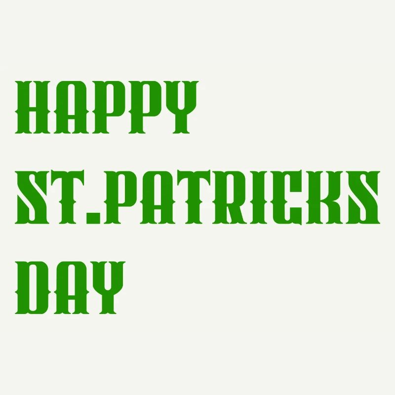 « Joyeuse Saint-Patrick » Vert
