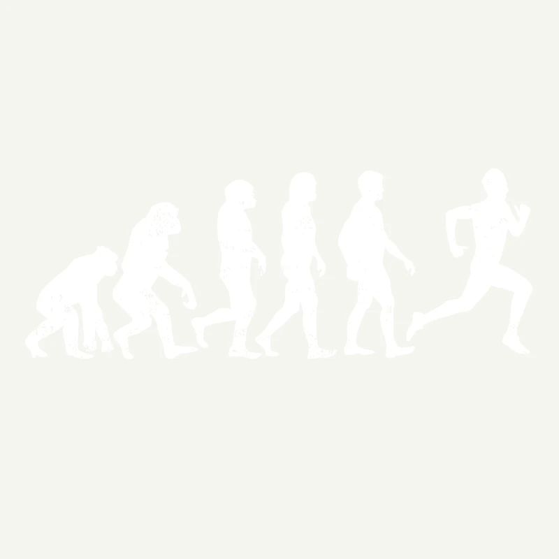 l'évolution de coureur de jogging course cadeau marathon