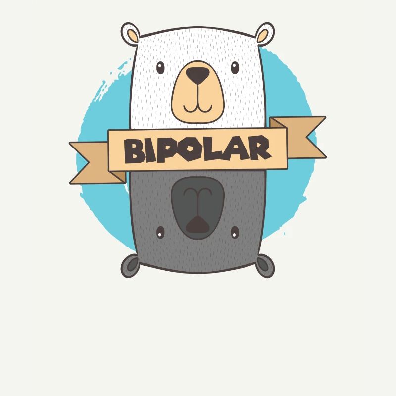 BiPolar Bear I Conception de troubles mentaux mignons