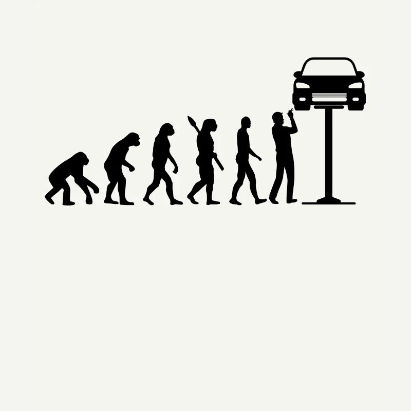 Mechanic Evolution Car Screwdriver Gift