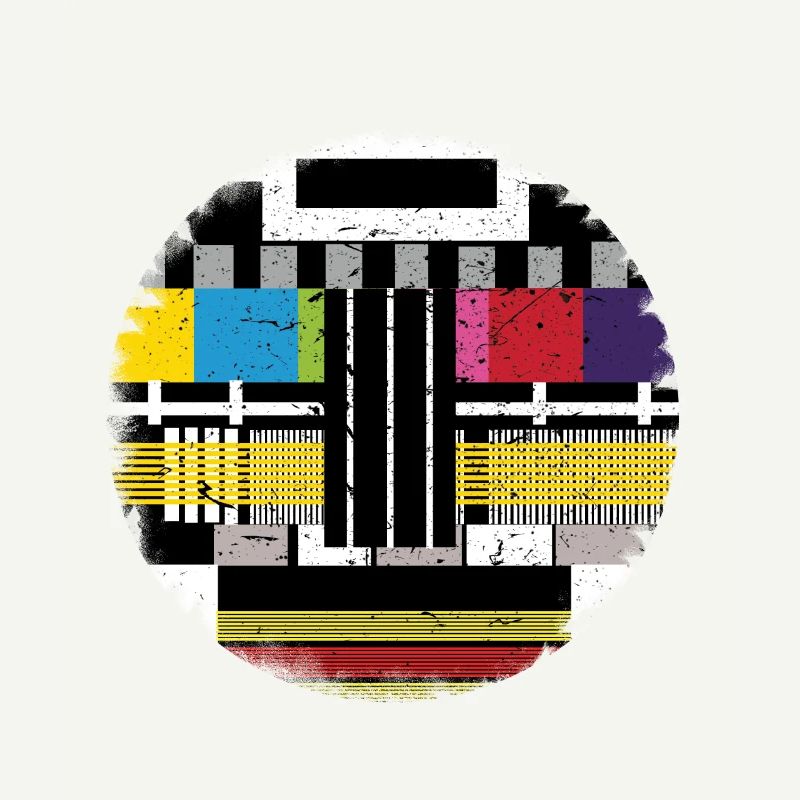 Image de test de télévision rétro