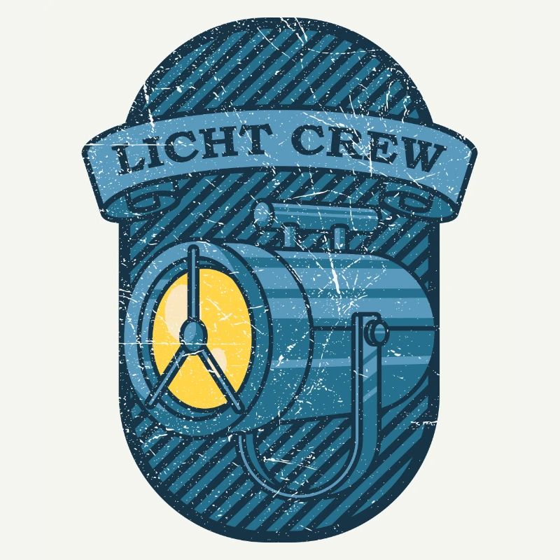 LICHT CREW Retro Licht Lichttechniker Geschenk