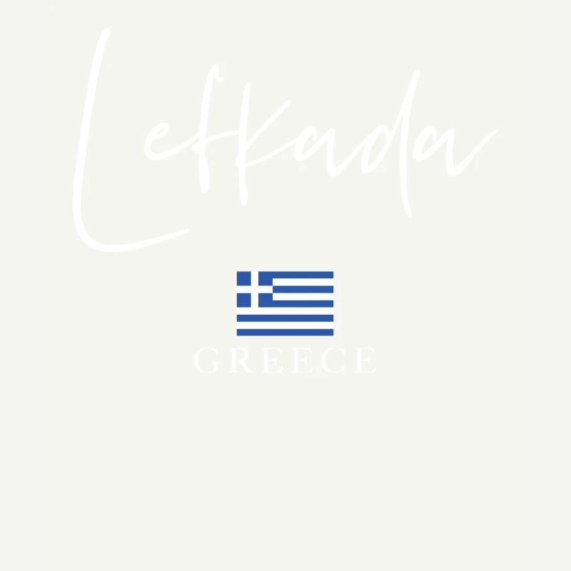 Vacances du drapeau de la Grèce - Lefkada Island