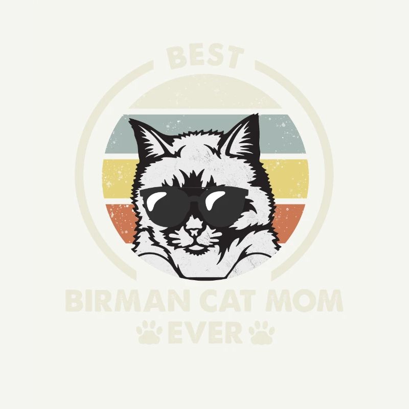 Maman chat - Chat birman
