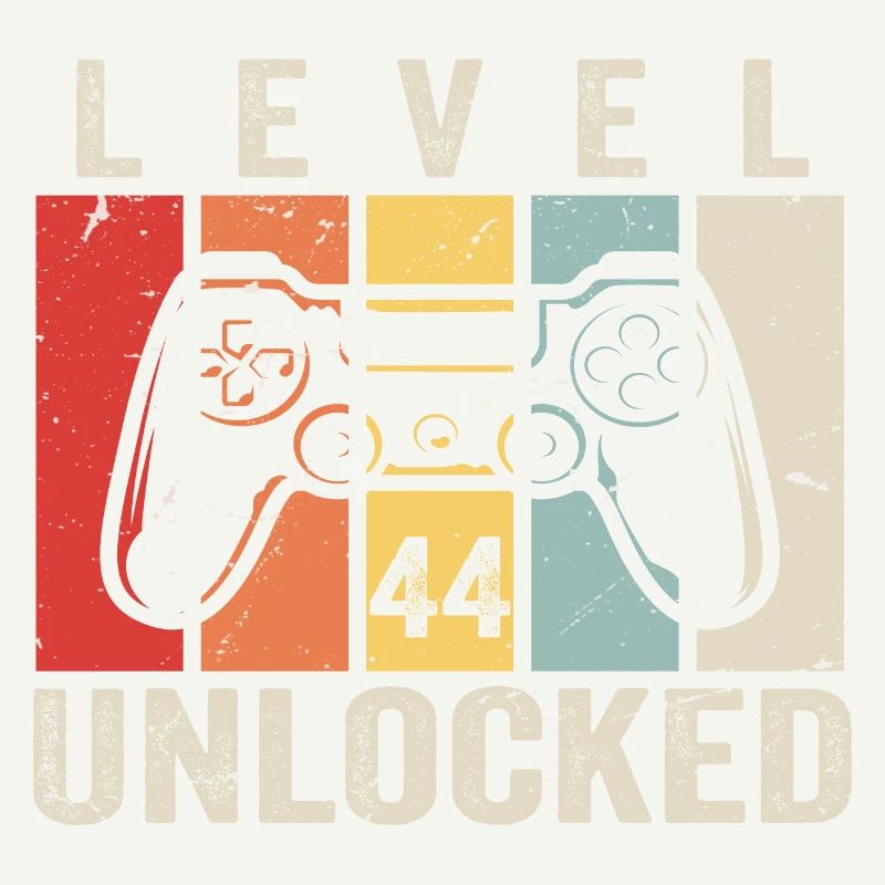 Level 44 Unlocked 44 Year Old Birthday Gift