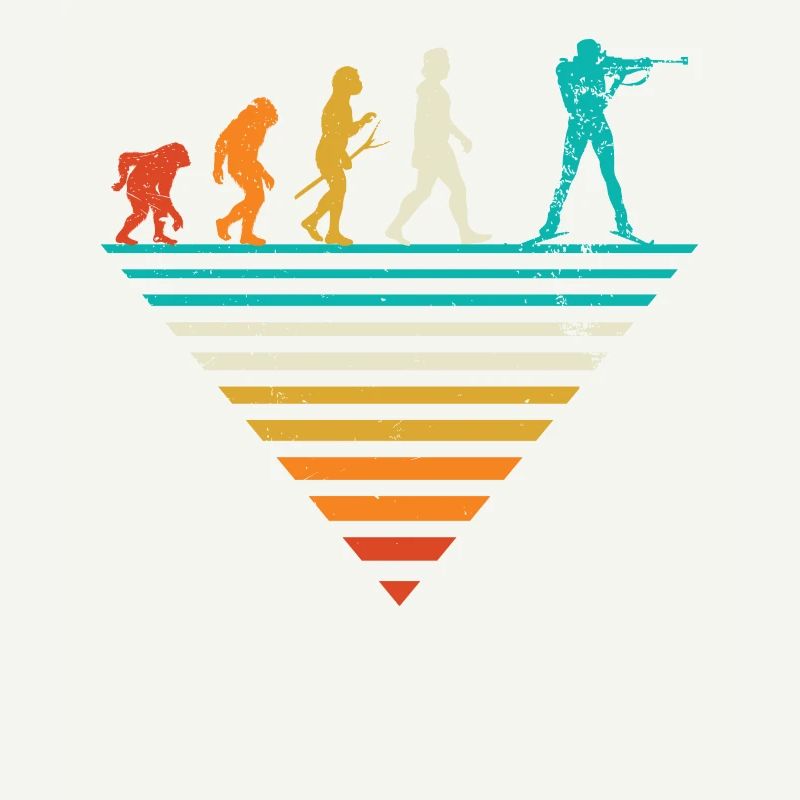 Human Evolution - Vintage Biathlon