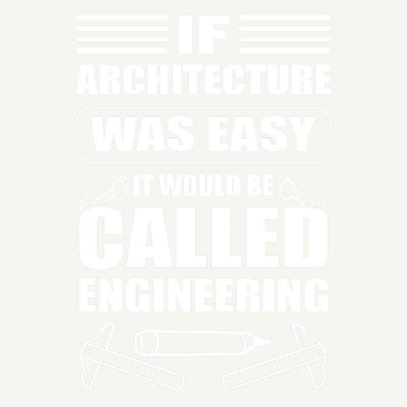 Funny architect draughtsman