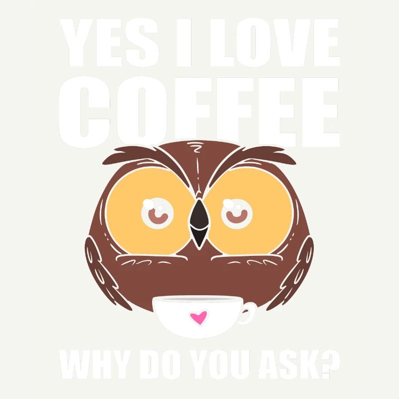 Eulen Kaffeeliebhaber Kaffee