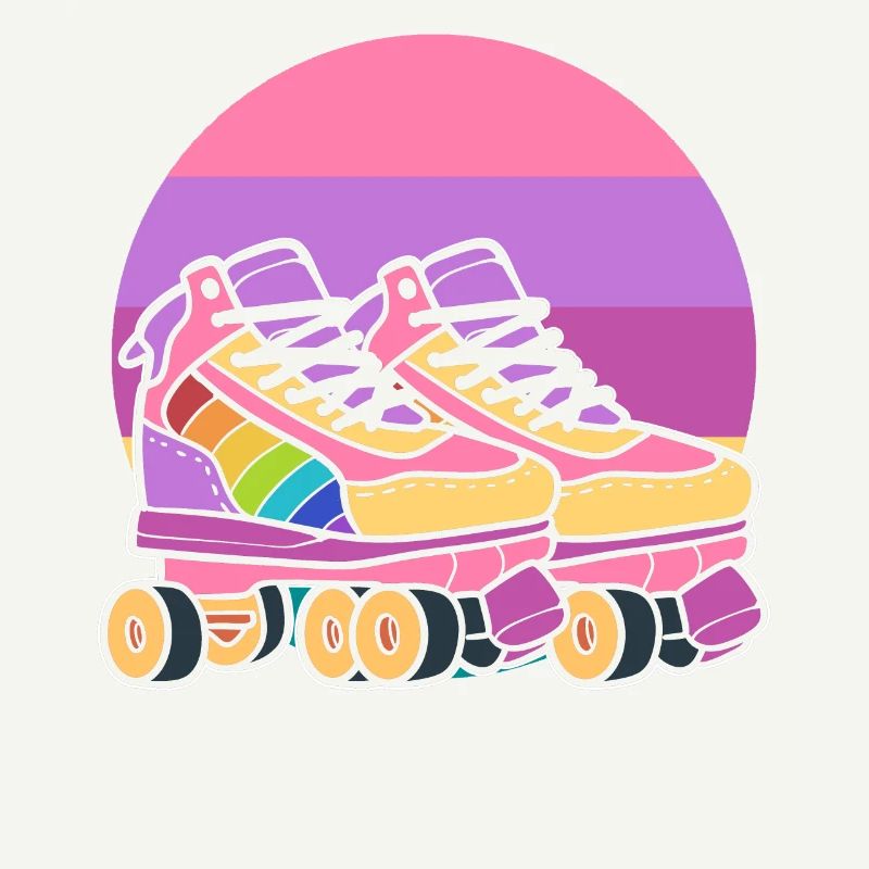 Retro-Rollschuhe Rollerblader