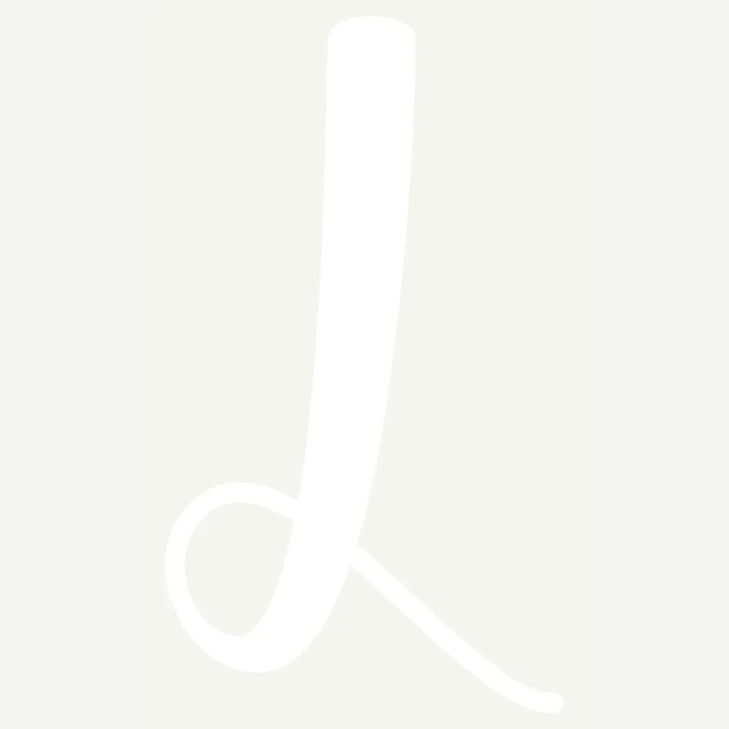 Calligraphie, initiale L