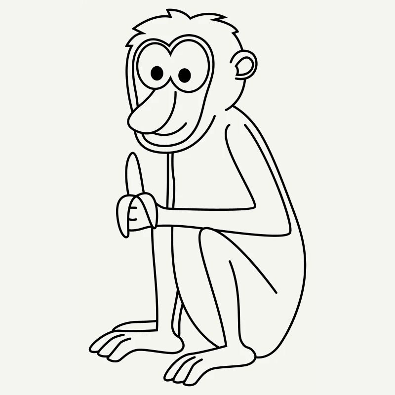 Singe comic animal