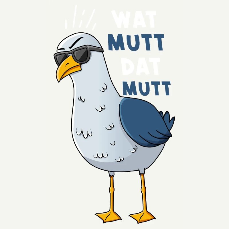 Wat Mutt dat Mutt Möwe Norddeutschland