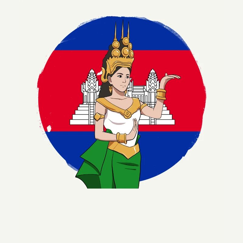Cambodia Tradition Dance Khmer Apsara I Gift