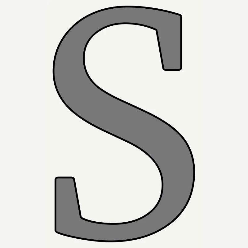 Buchstabe S Anfangsbuchstabe