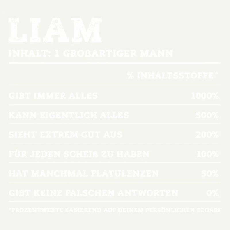 Liam Great Man First Name