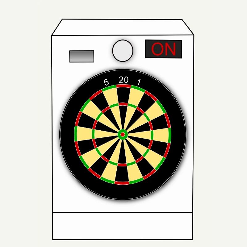 Darts washing machine