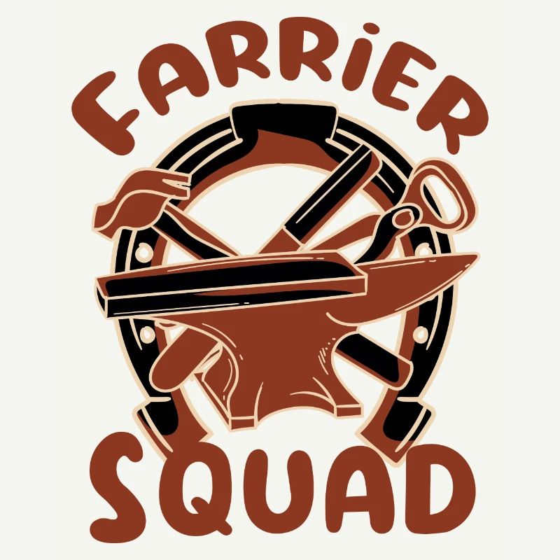 Farrier Squad Lustiger Spruch Metallarbeiter