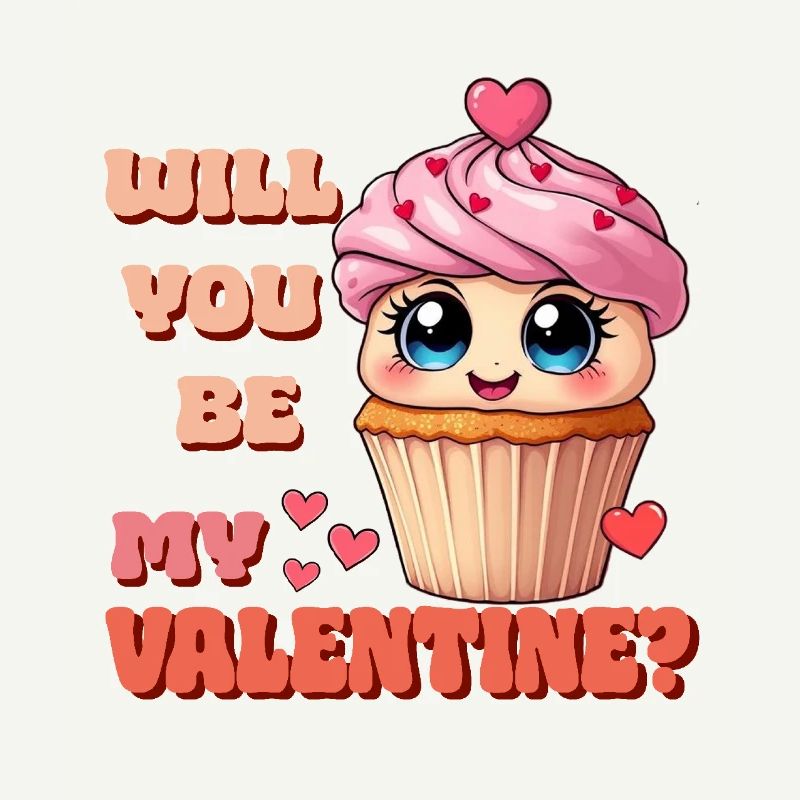 Cupcake - Serez-vous mon Valentin