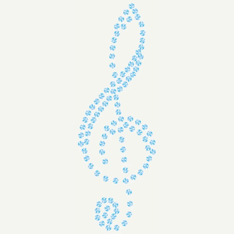Clef blue