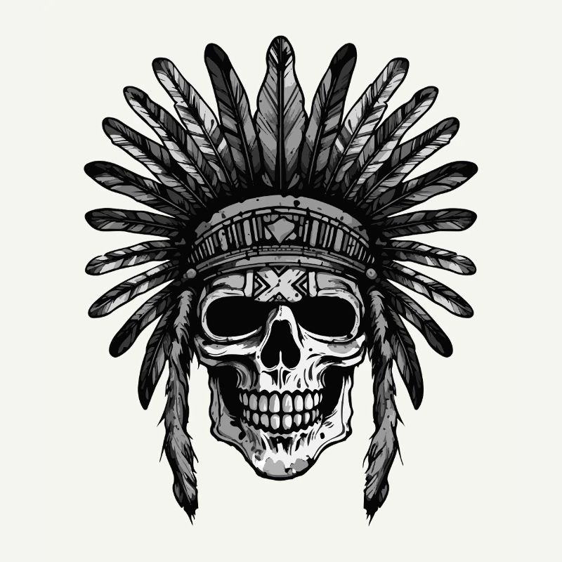 Apache Skull Indian