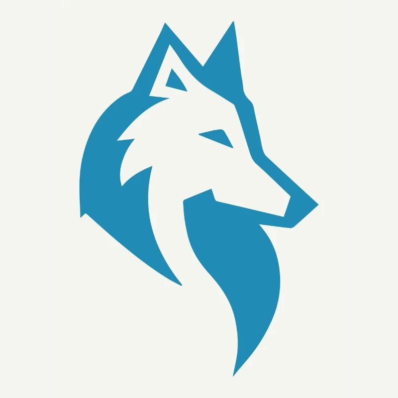 Silhouette de loup