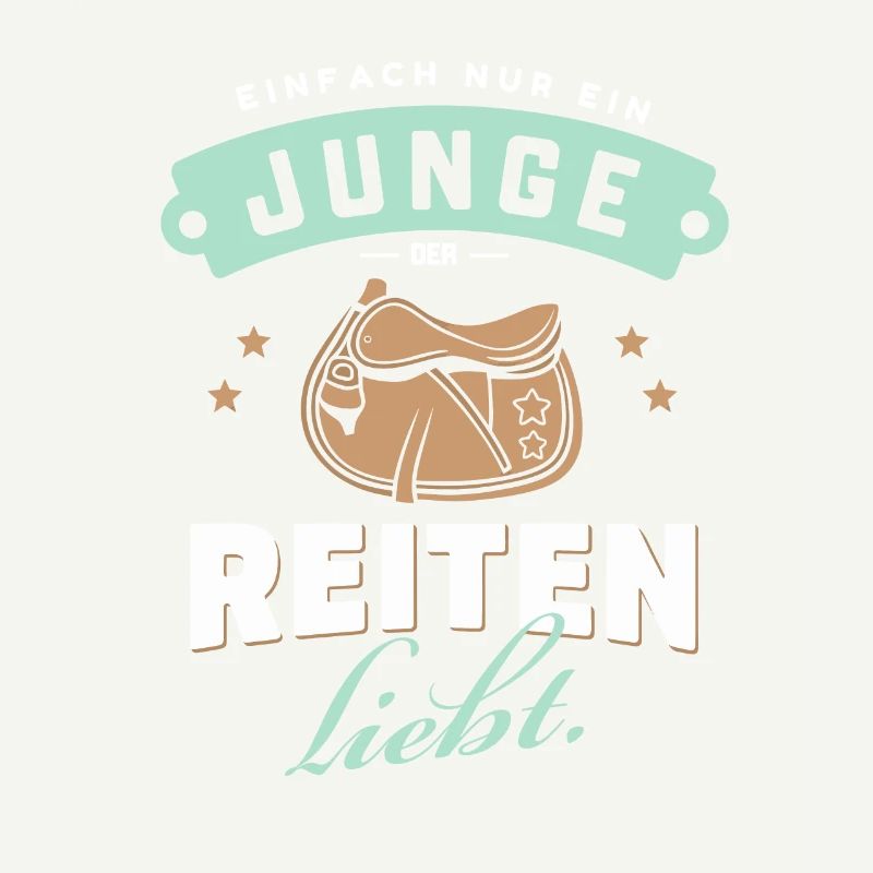 Junge Reiter Liebe Pferd Hobby Freude Idee